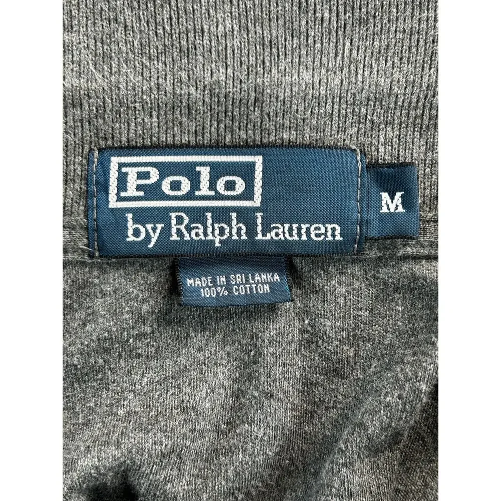 Polo Ralph Lauren Men's Gray Classic Fit Polo Shirt Cotton Size M